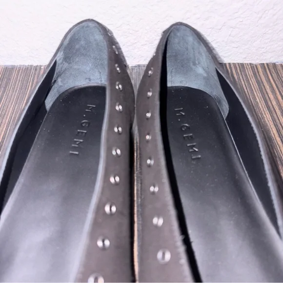 M. Gemi The Mina Women’s Loafer 39.5/US9 Black Suede Flats Made InItaly MSRP$348 - Picture 10 of 10